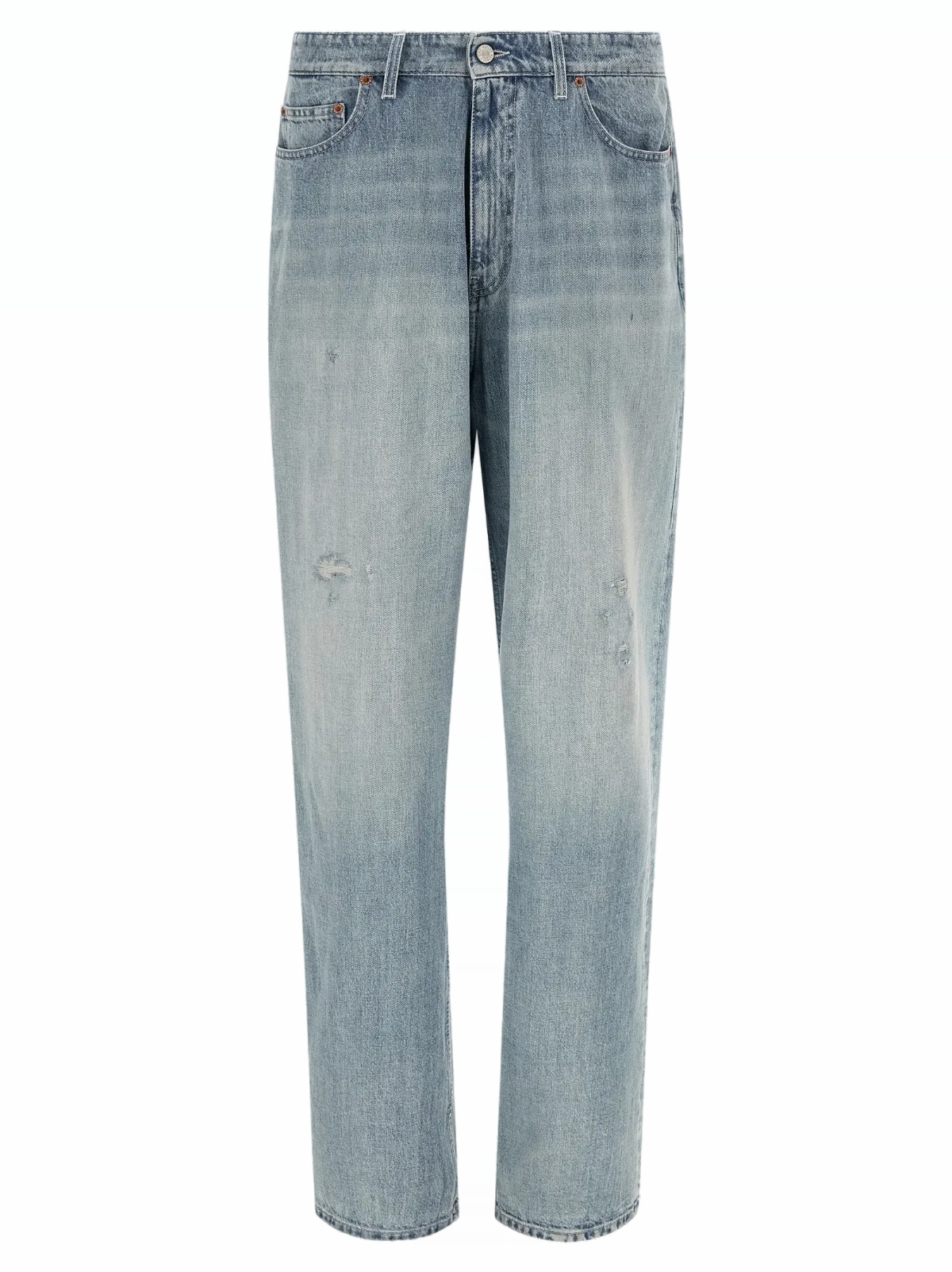 Cotton Straight-Leg Jeans by MM6 Maison Margiela