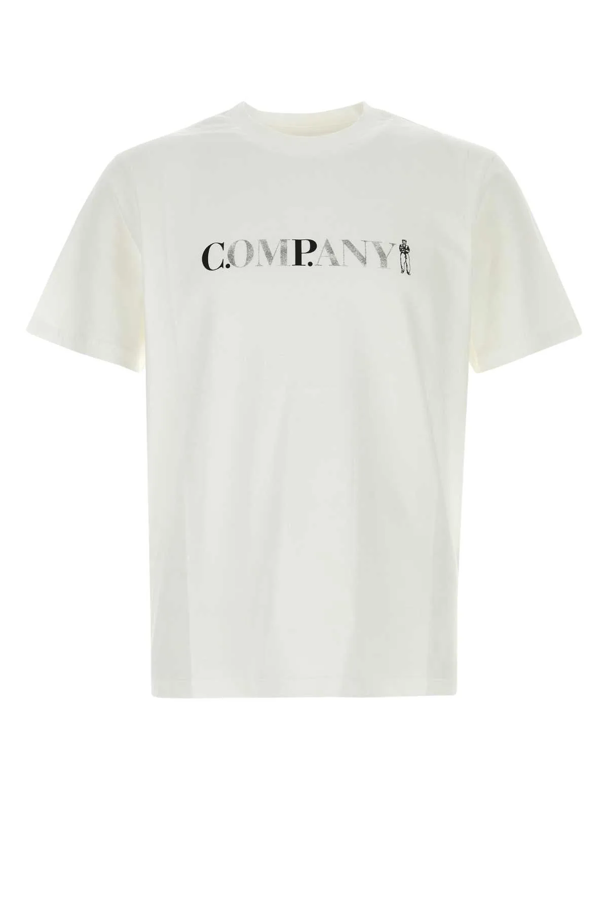 C. P. Company White Cotton T-shirt