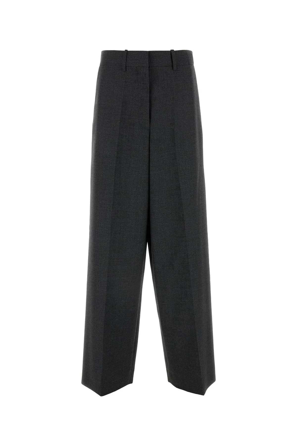 Virgin Wool-Cotton Blend Trousers