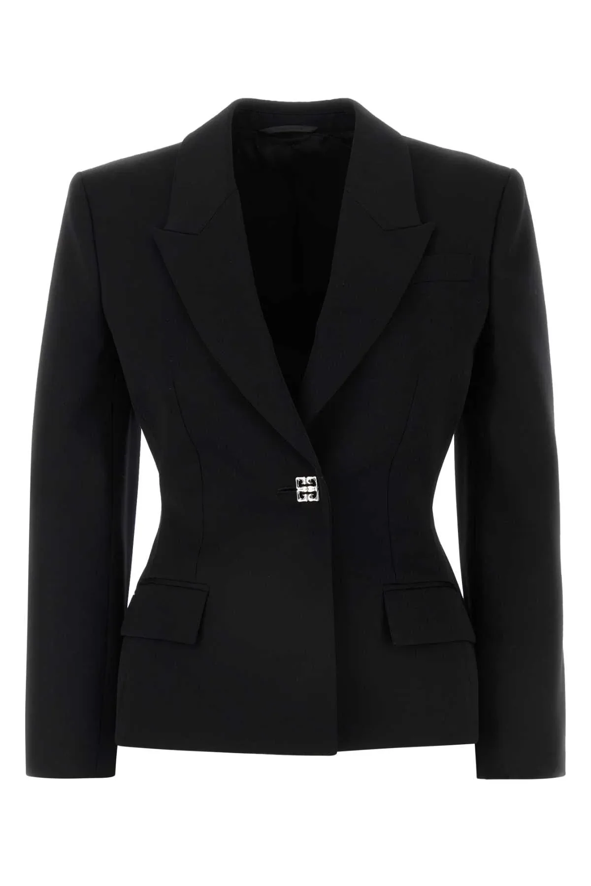 Wool Single-Breasted Blazer