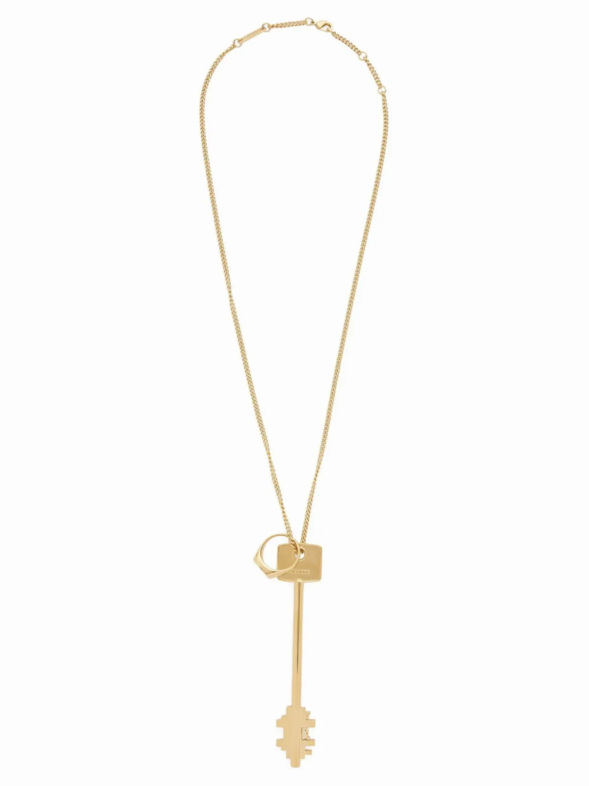 Gold-Tone Key Pendant Necklace by Paco Rabanne