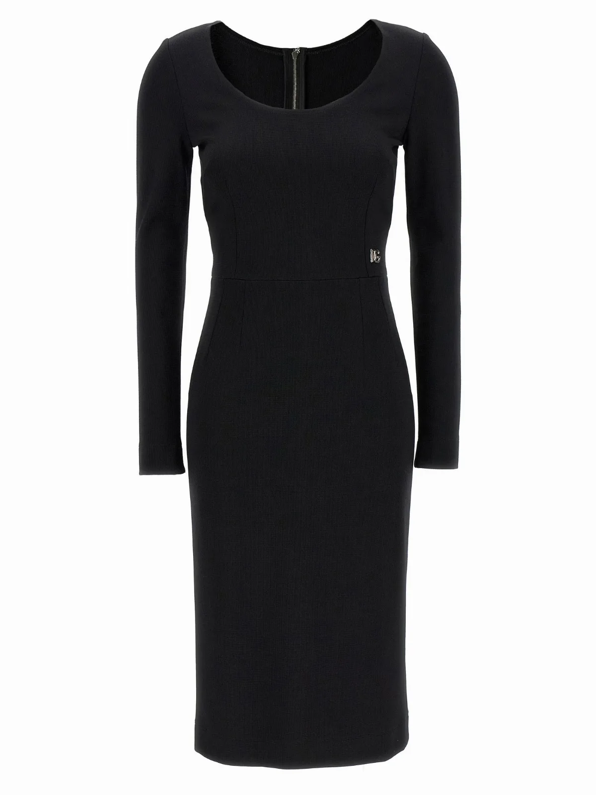 Logo Stretch Viscose Dress