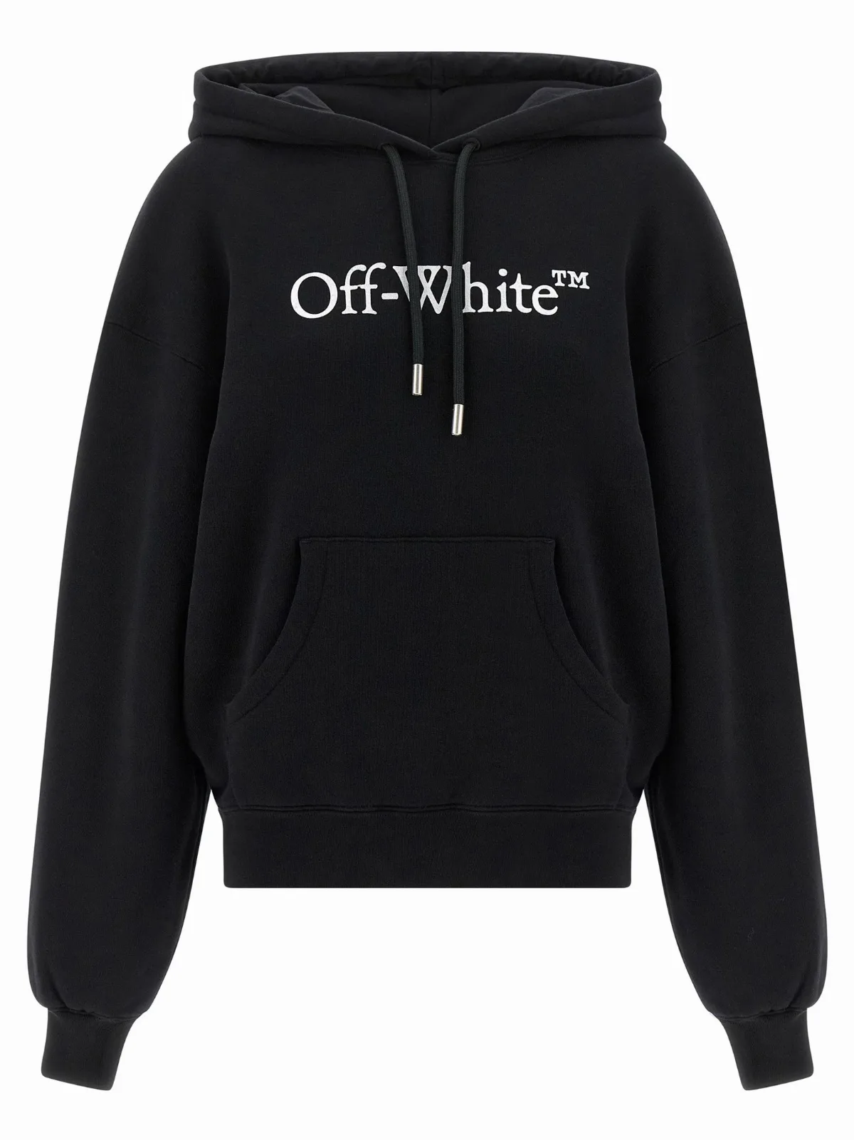 Logo-Print Brushed Cotton Hoodie