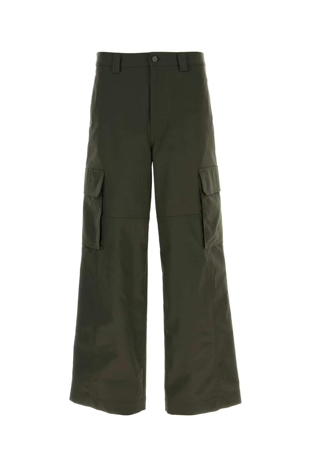 Polyester Blend Cargo Pants