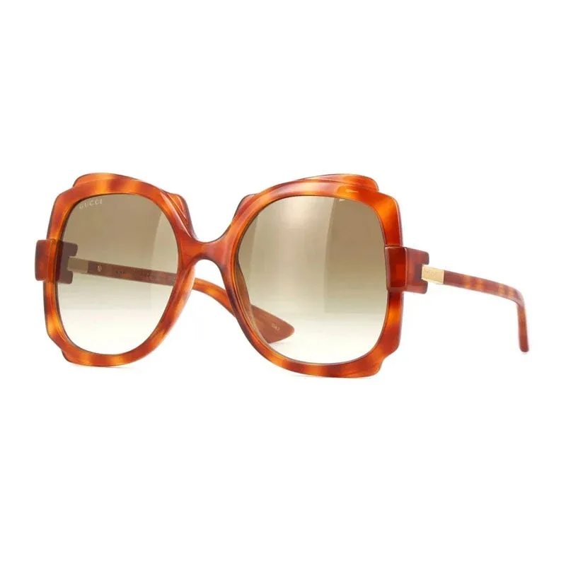 GG1431S002 Square Full Rim Gradient Lens Sunglasses