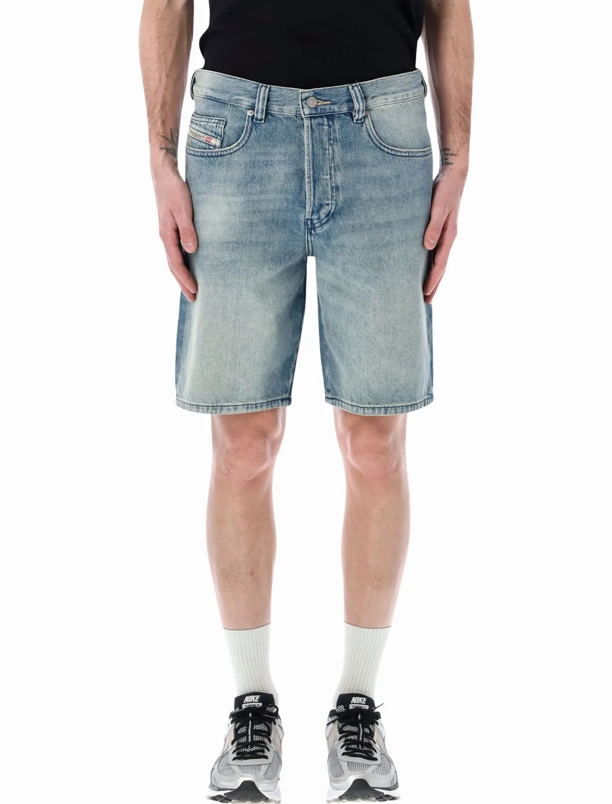 Denim Regular Shorts by Diesel