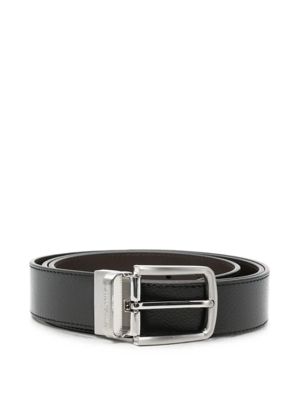Leather with Logo Hardware Belt