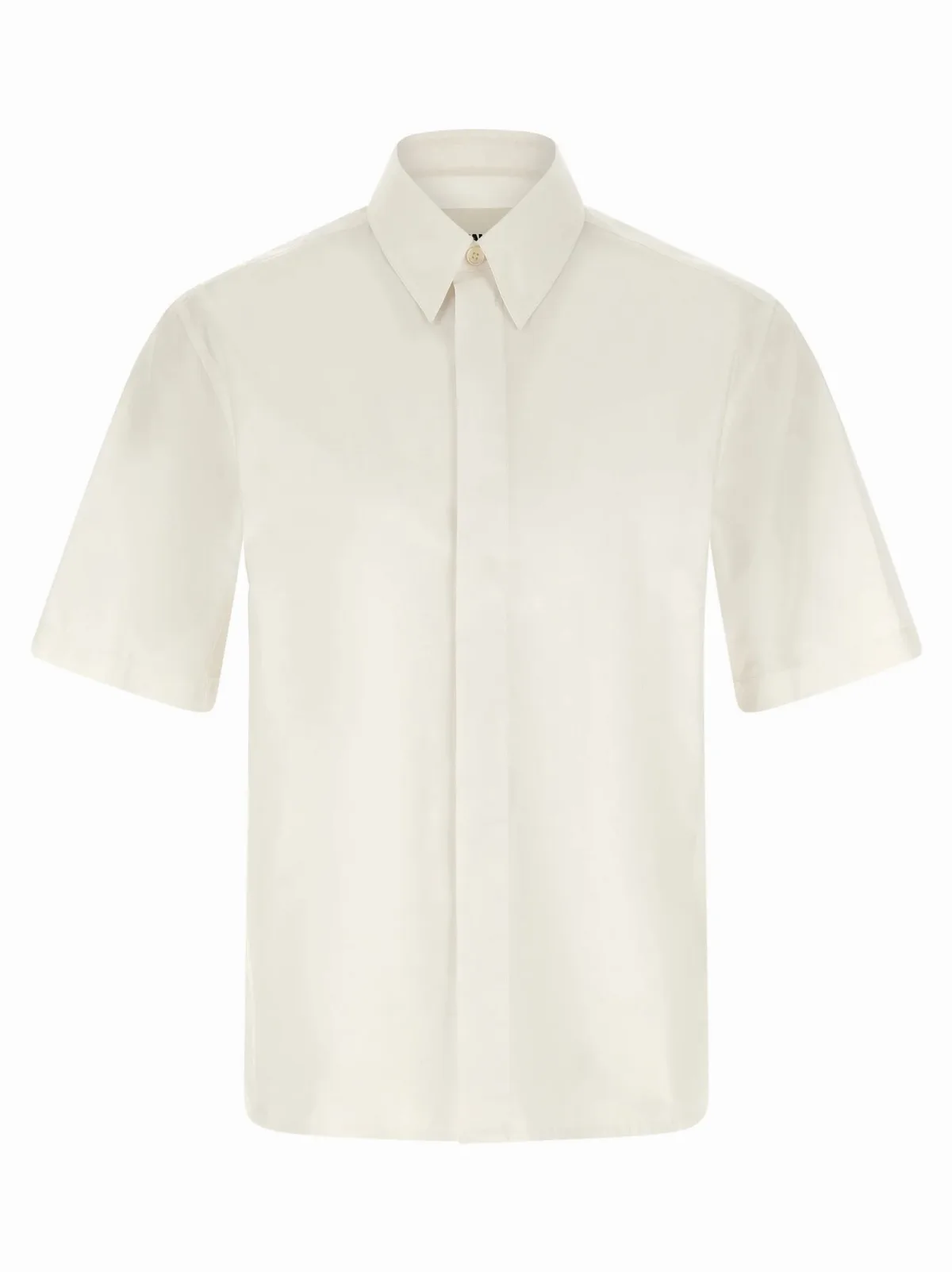 Logo-Embroidered Cotton Poplin Shirt