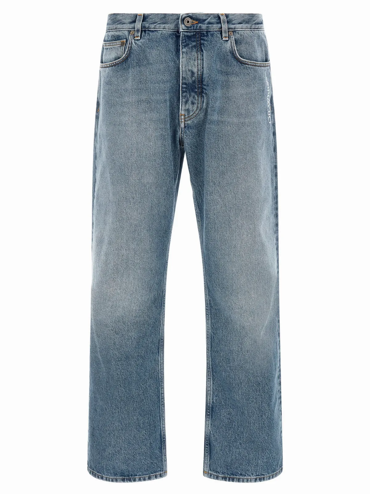 Half Arrow Print Jeans