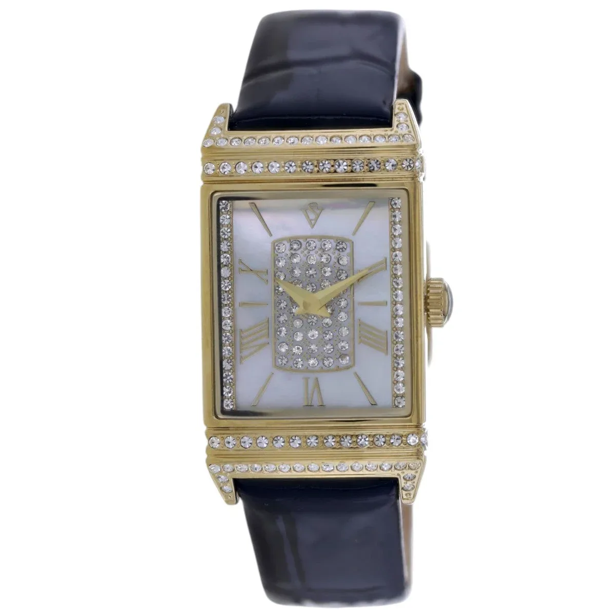Crystal-Set Mother of Pearl Watch by Christian Van Sant