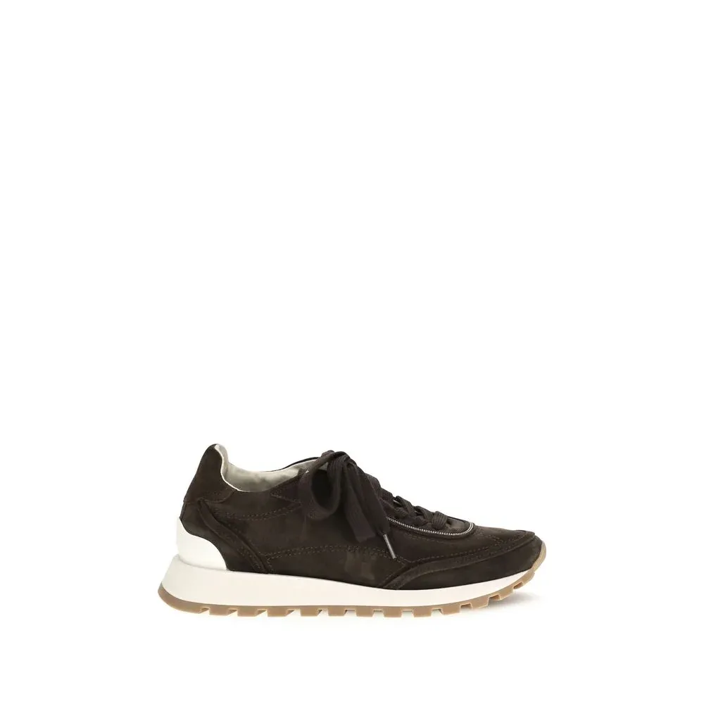 Suede Lace-Up Sneaker