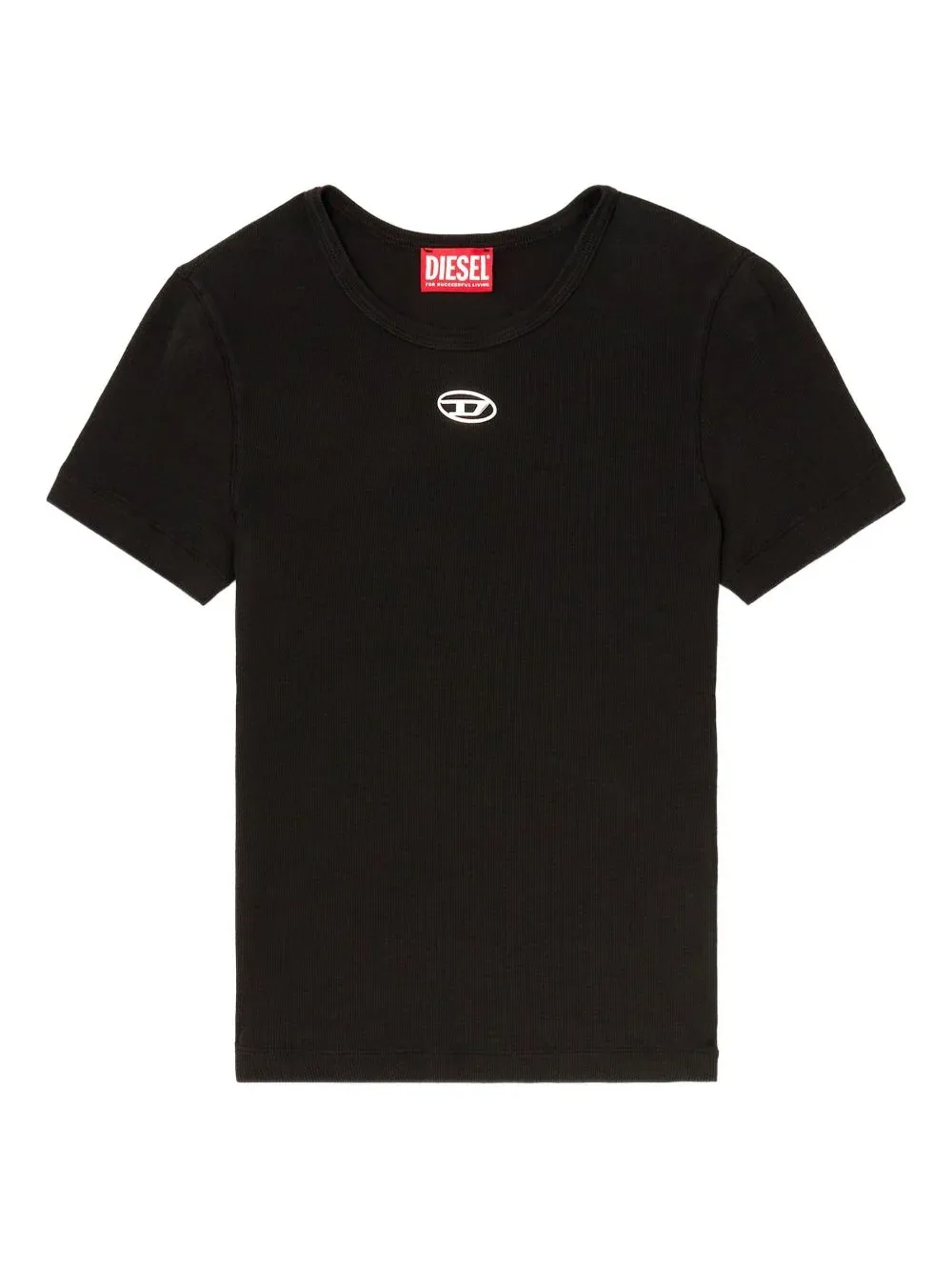 Logo-Embroidered Cotton T-Shirt by Diesel