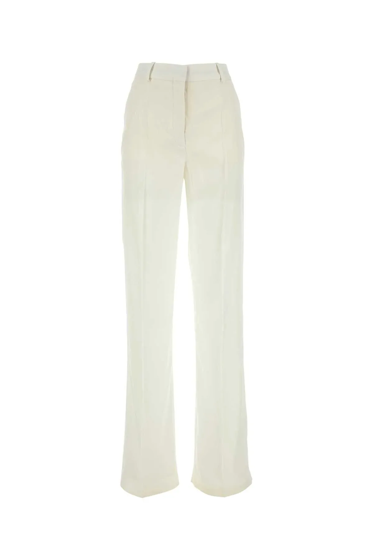 Viscose Wide-Leg Trousers