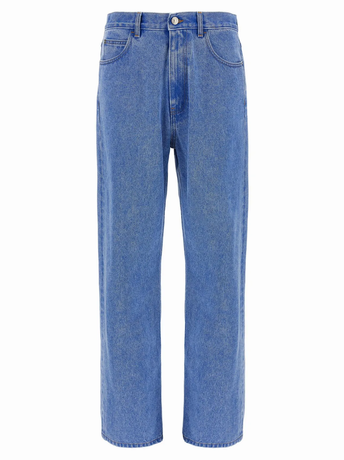 Bleached Cotton Denim Jeans