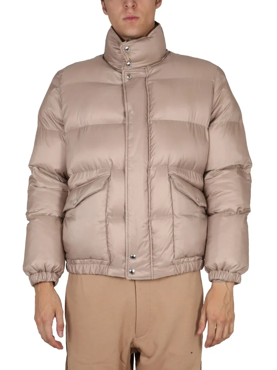 Graffiti Logo Print Down Jacket