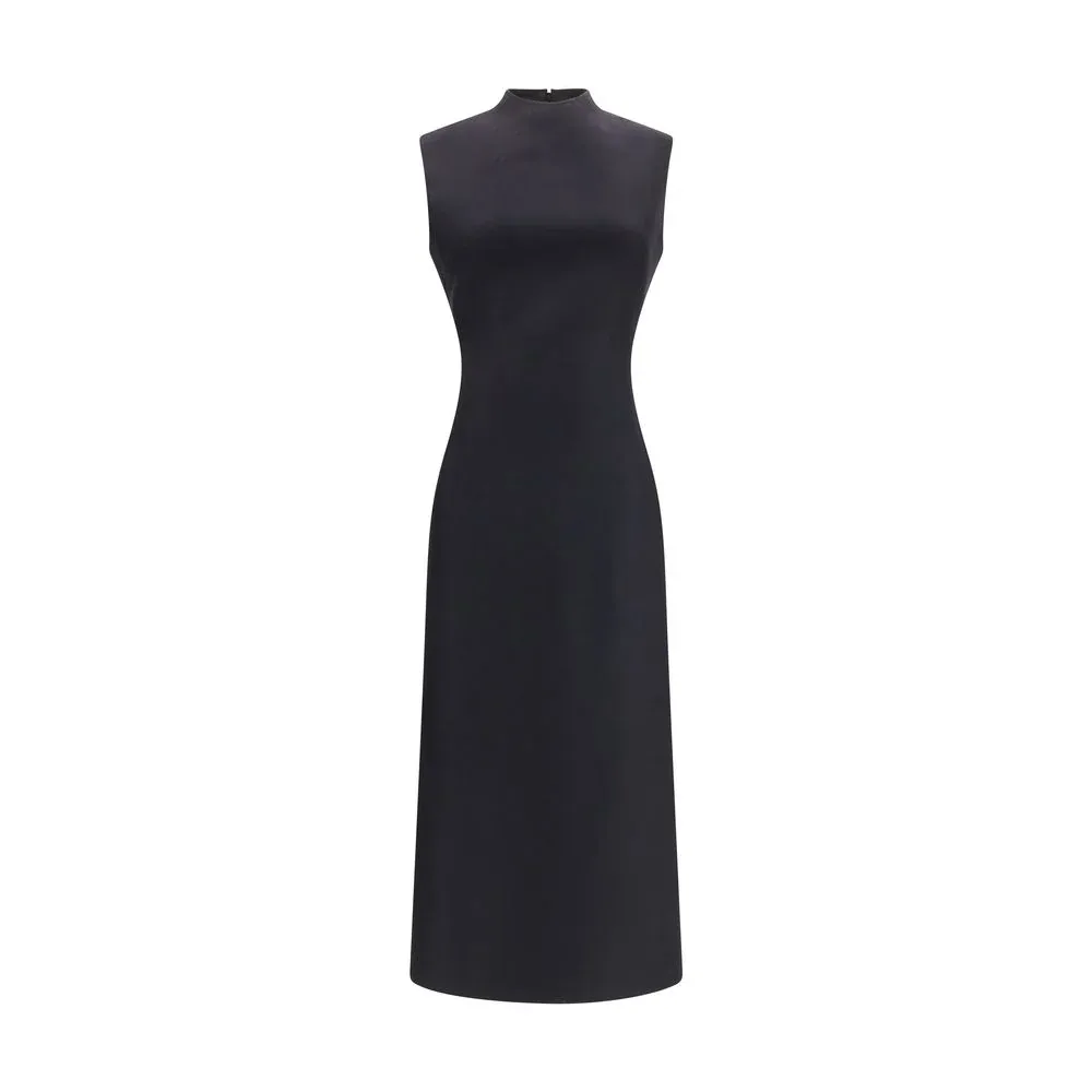 Virgin Wool Midi Dress