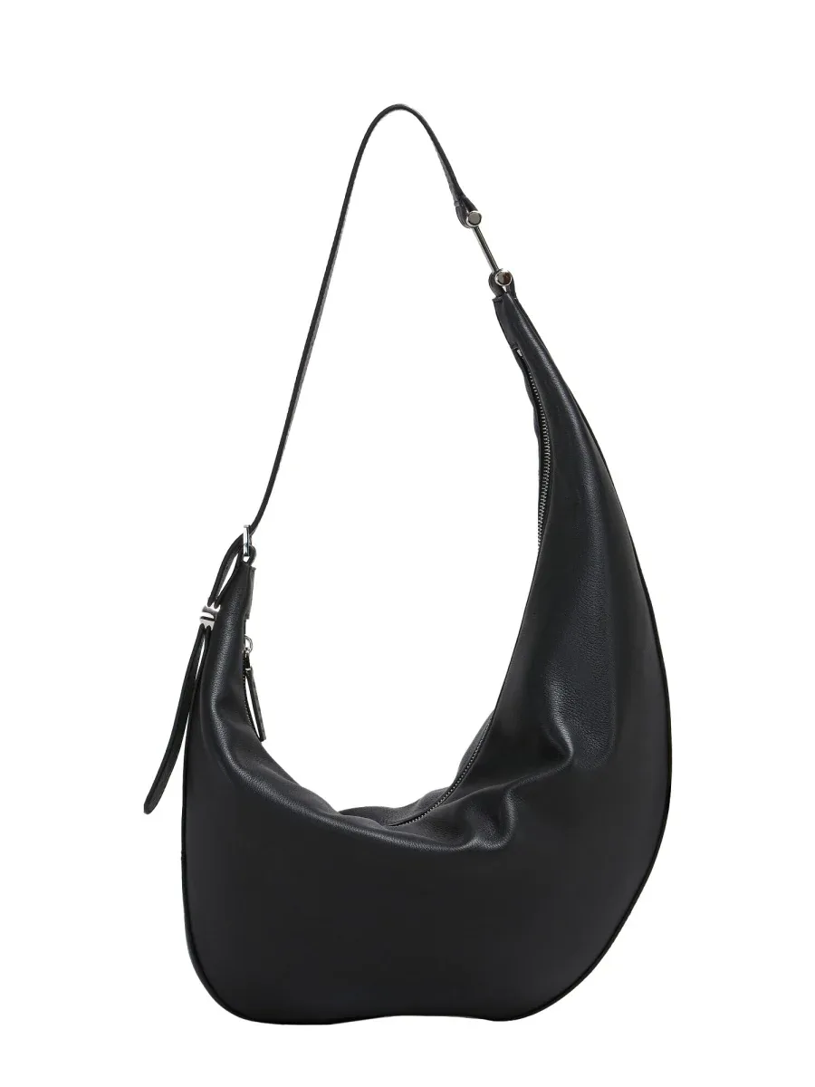 Calf Leather Hobo Bag