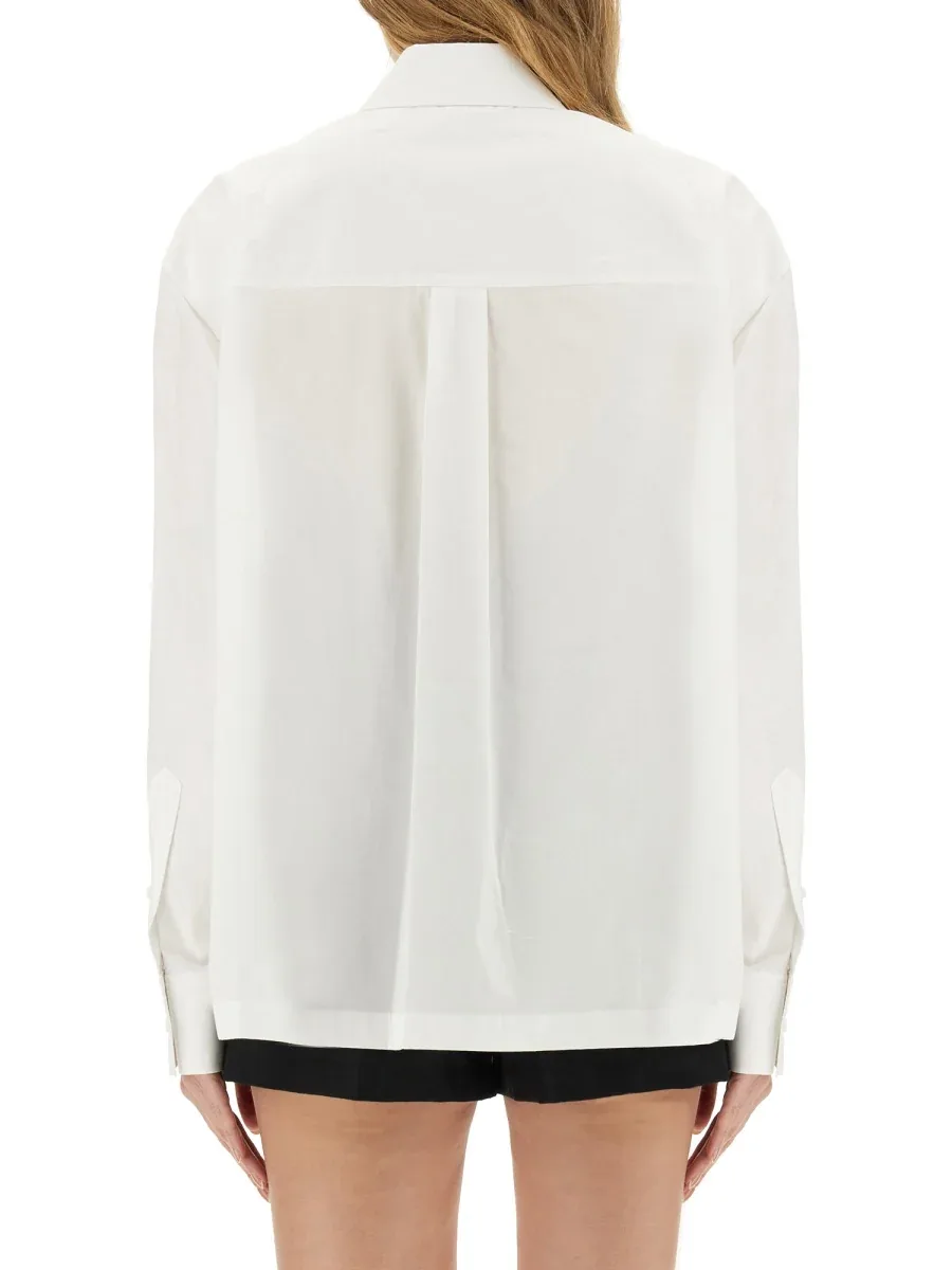 Logo-Embroidered Cotton Shirt