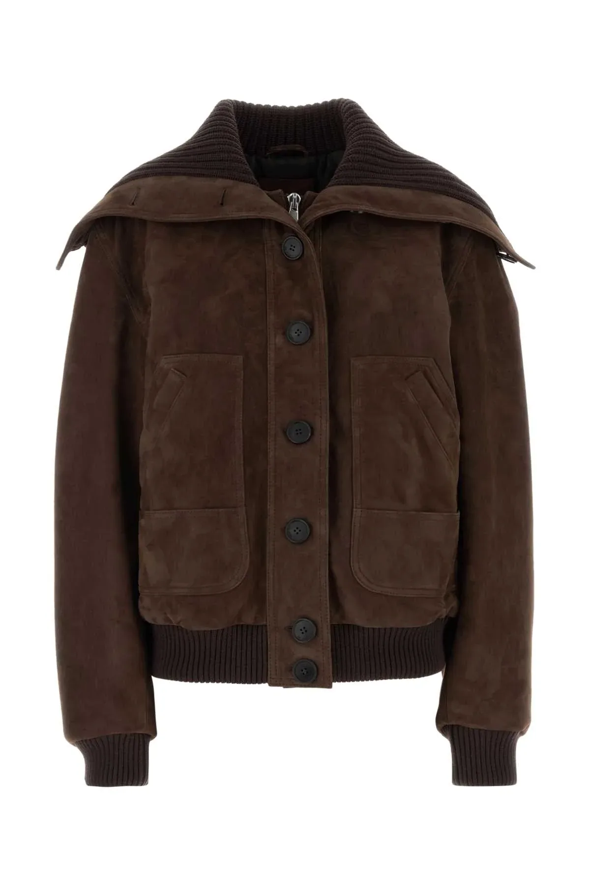 Suede Bomber Jacket