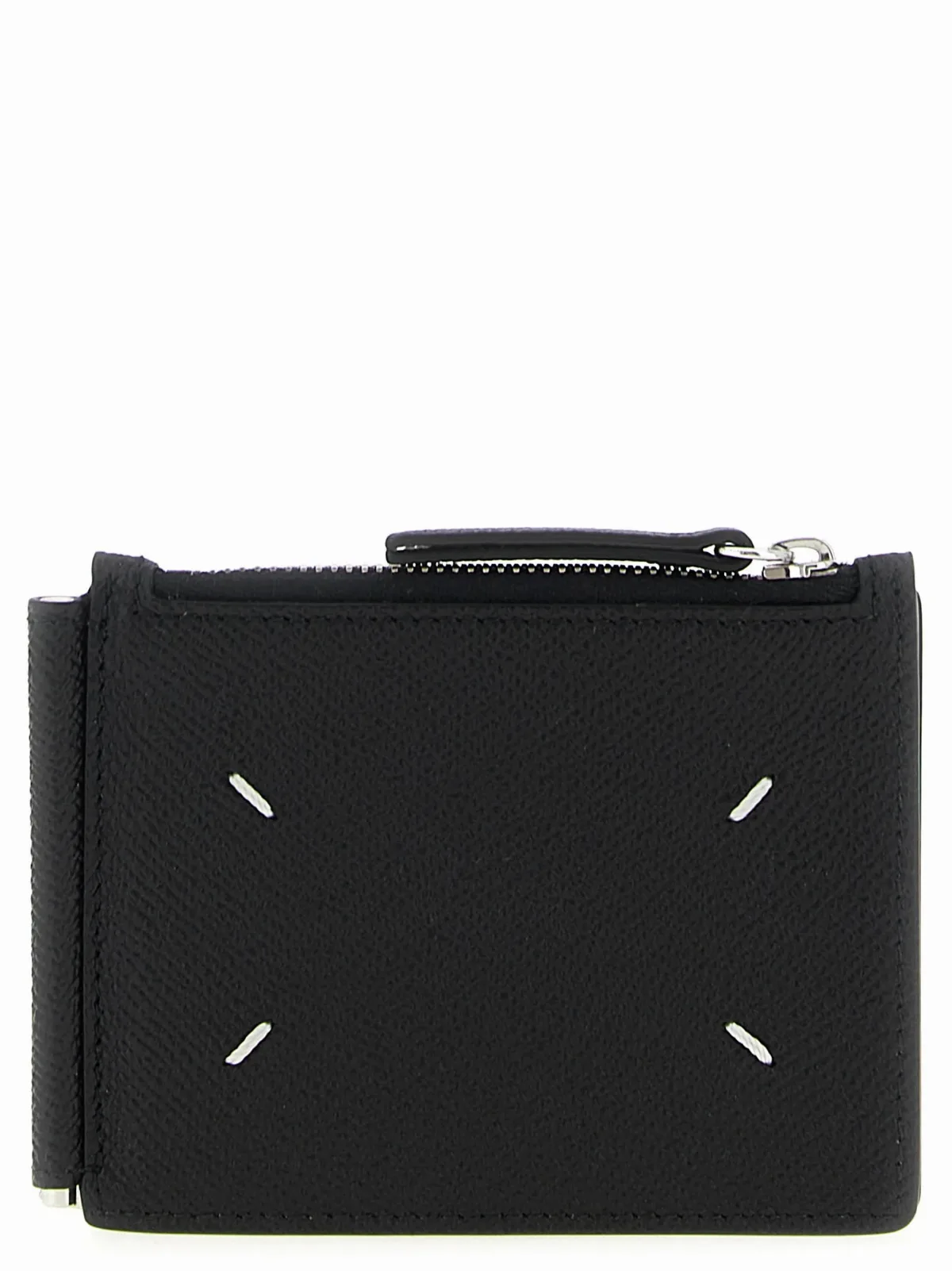 Leather with Logo Detail Wallet