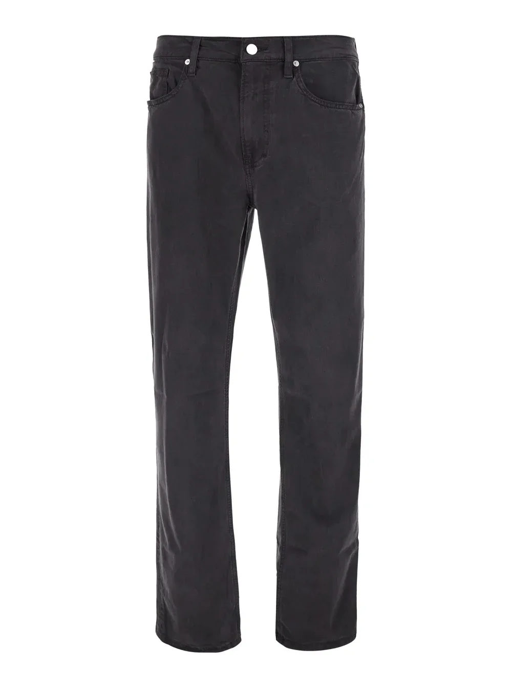 Straight-Leg Cotton Blend Jeans