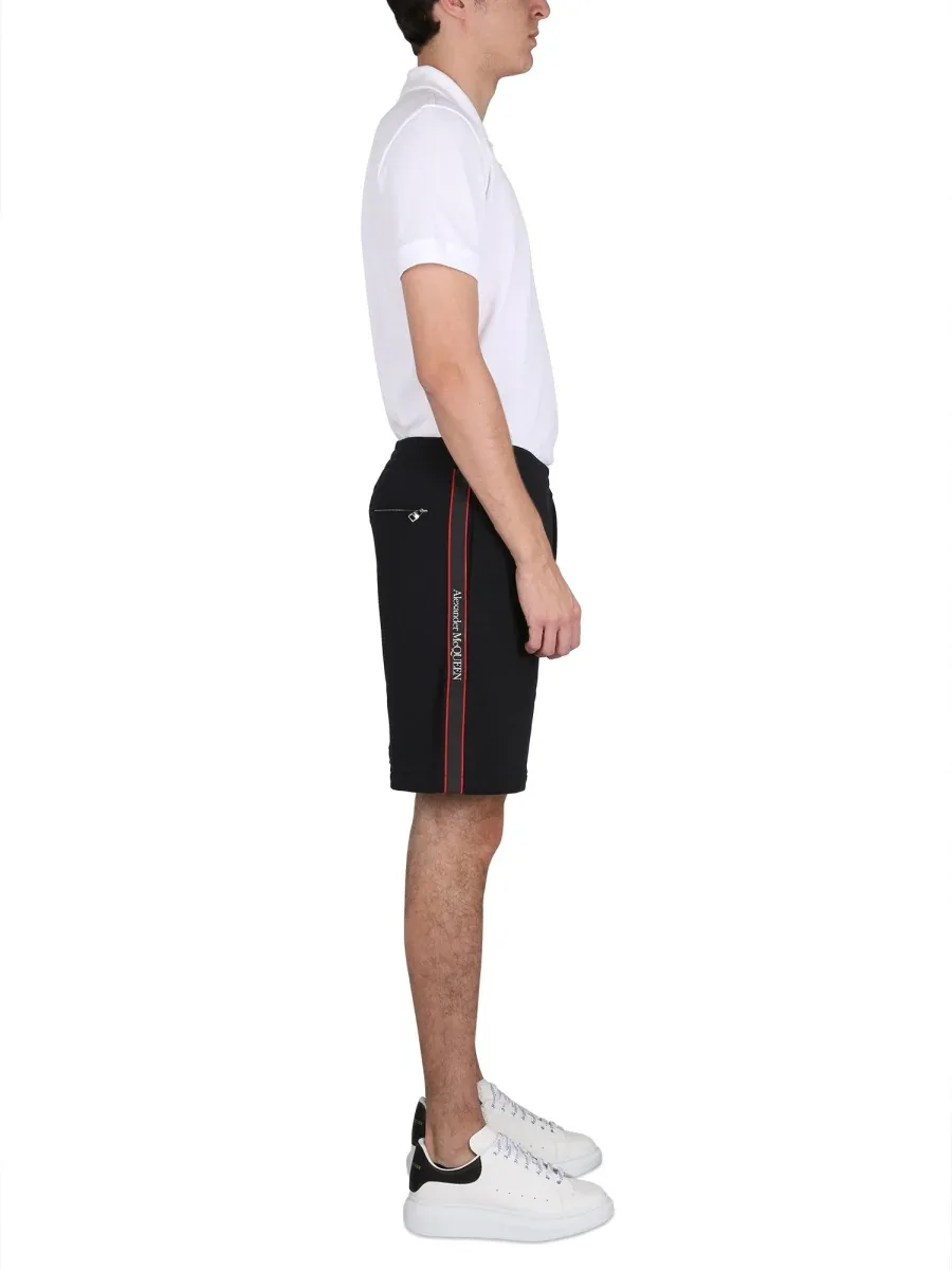 Selvedge Logo Band Bermudas