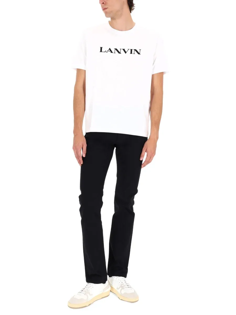 Logo Cotton T-Shirt by Lanvin
