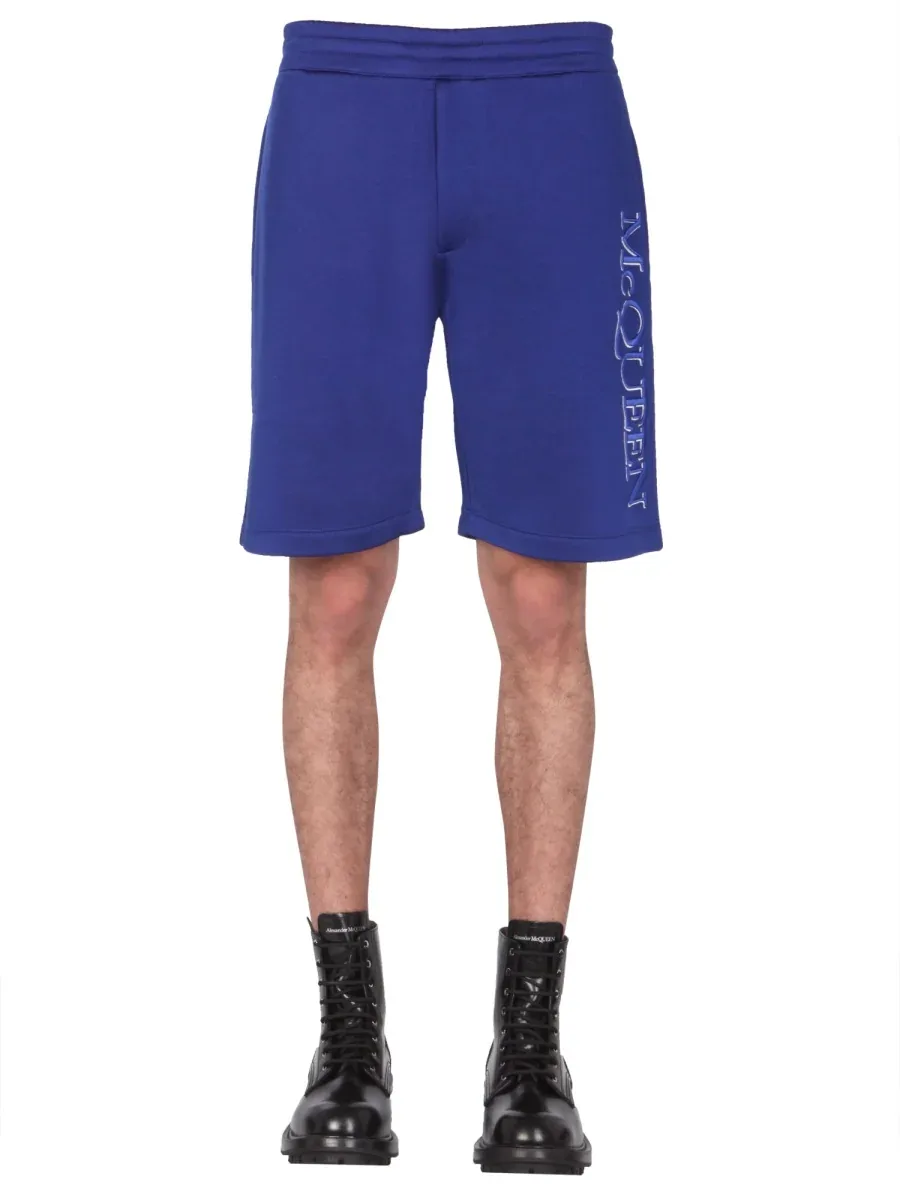 Embroidered Logo Bermudas