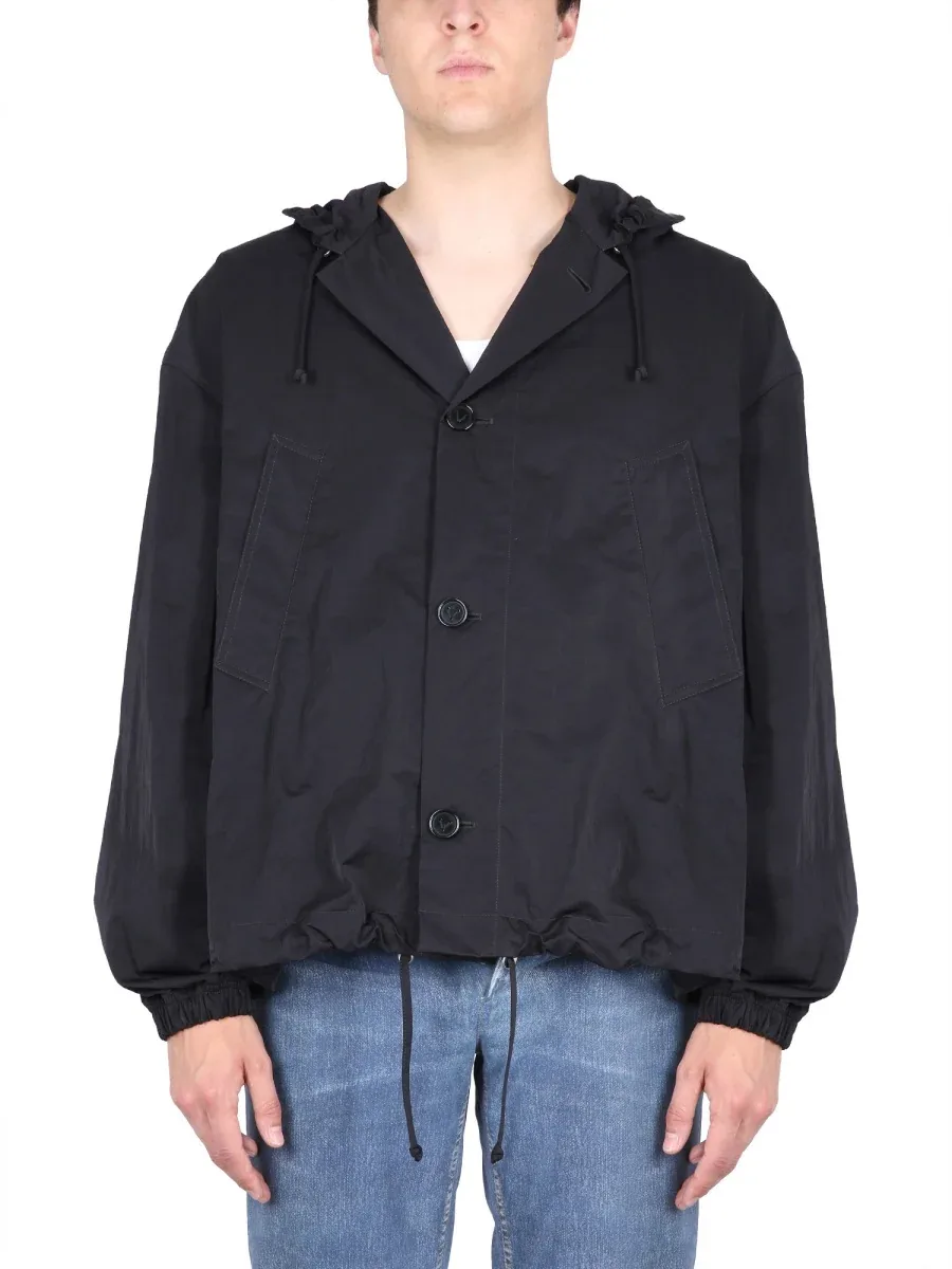 Hooded Polyamide Jacket