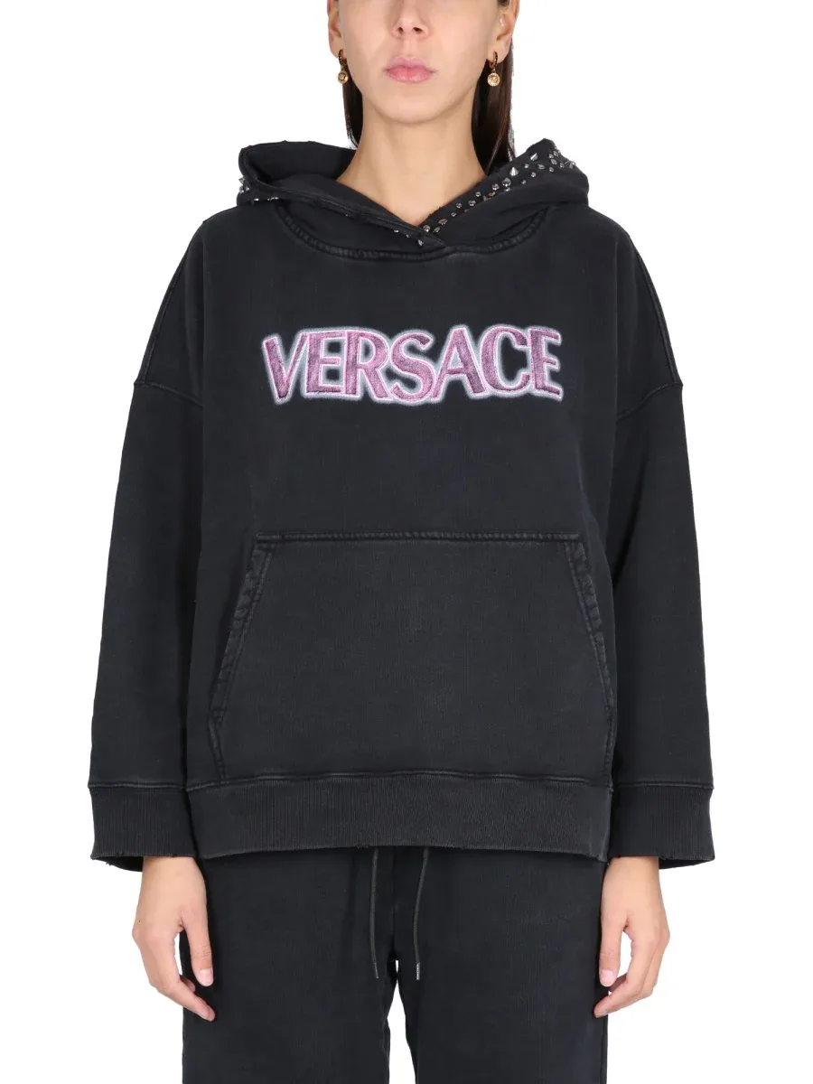 Stud-Detailed Sweatshirt