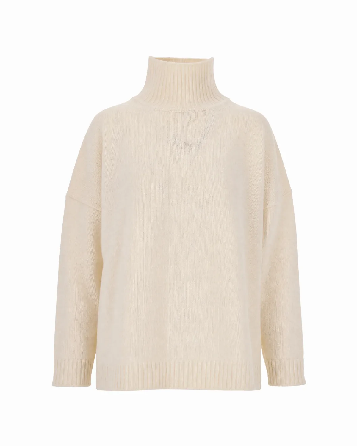 Virgin Wool High-Neck Sweater