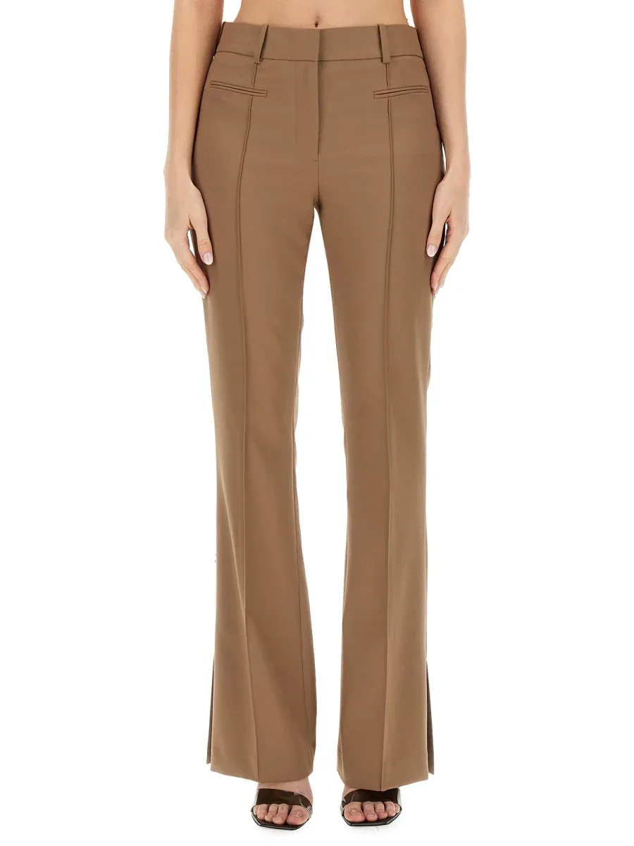 Slim Fit Boot Cut Trousers