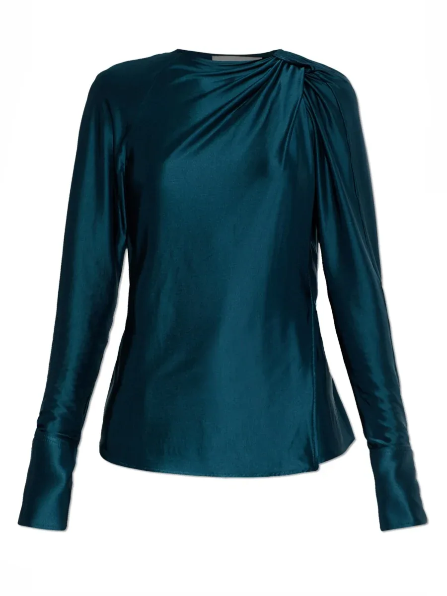 Draped Viscose Blouse