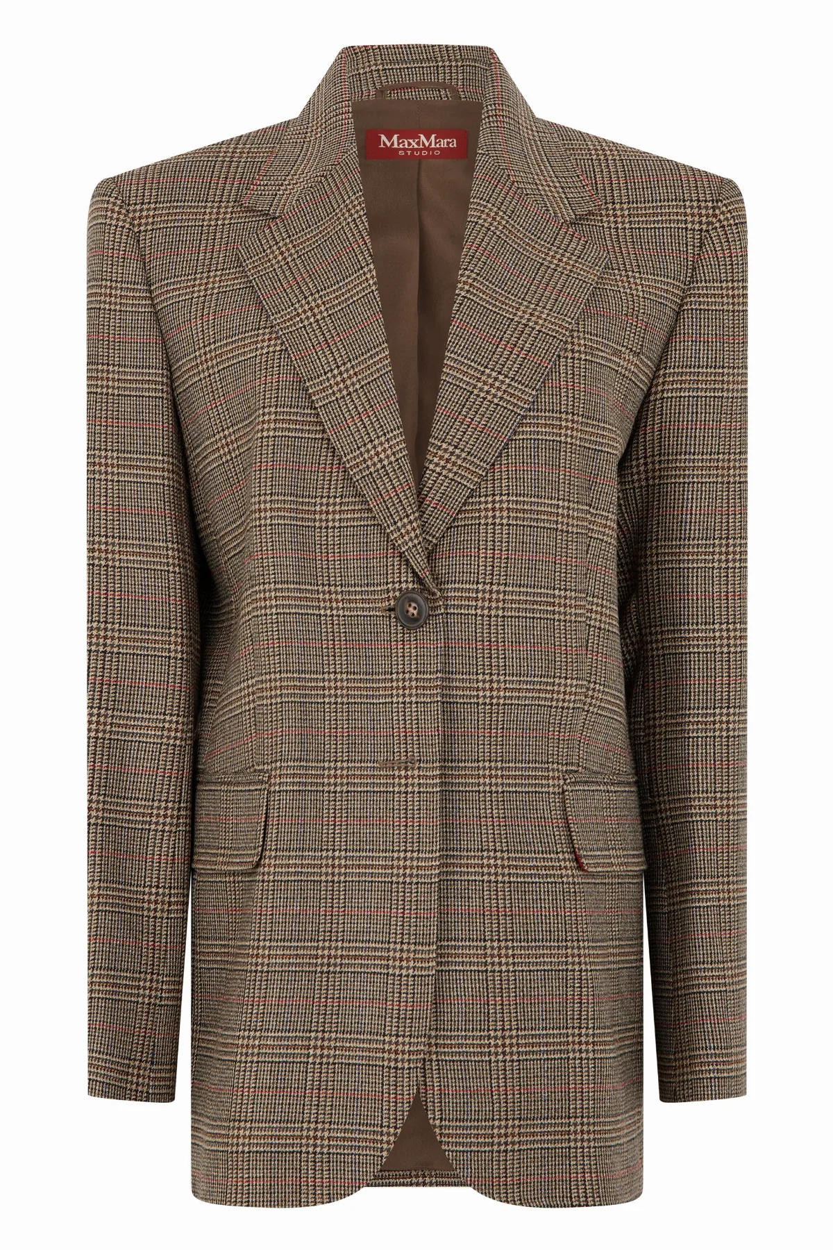 Checked Virgin Wool Blazer