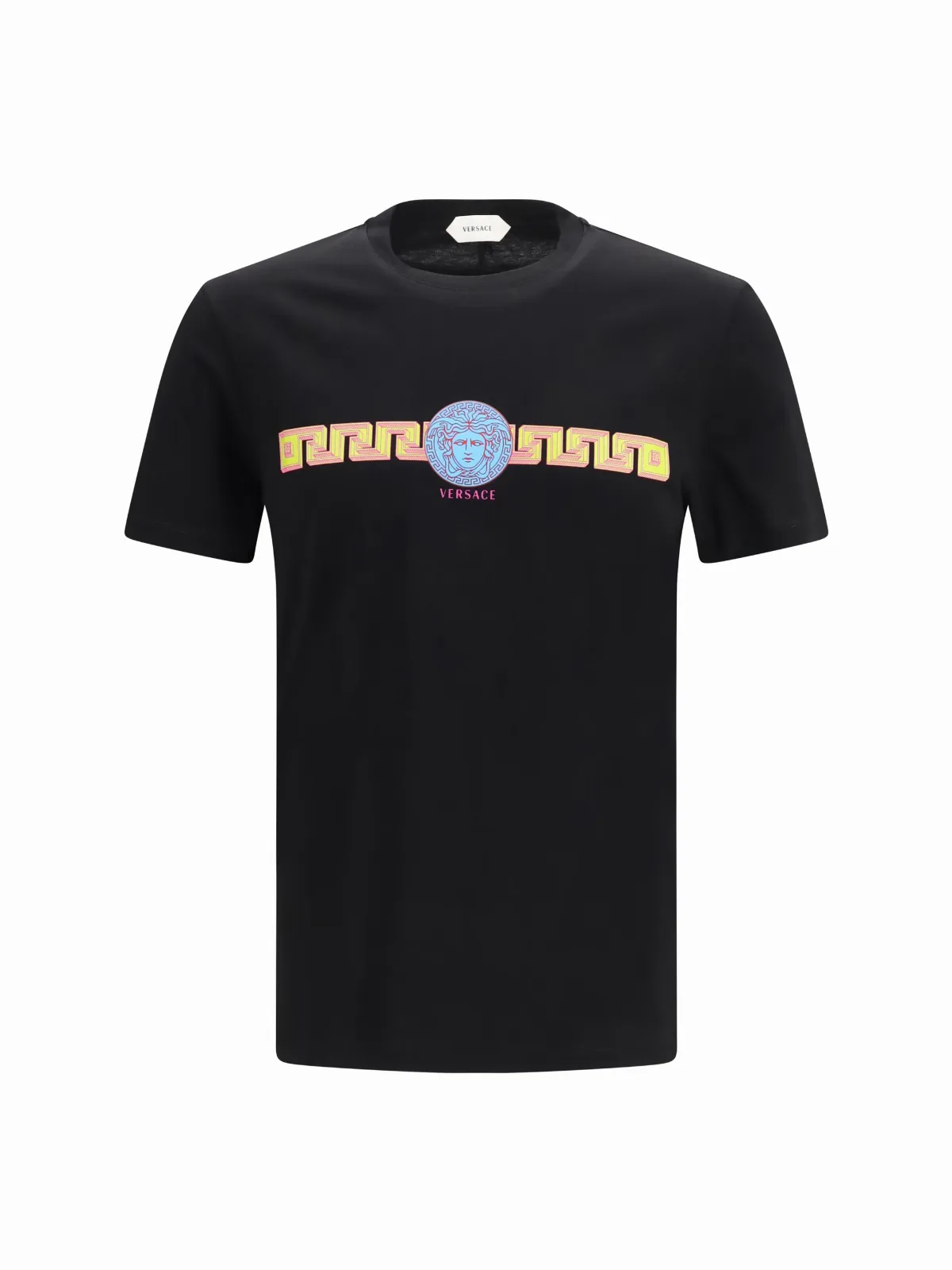 Greca and Medusa Logo Print T-Shirt by Versace