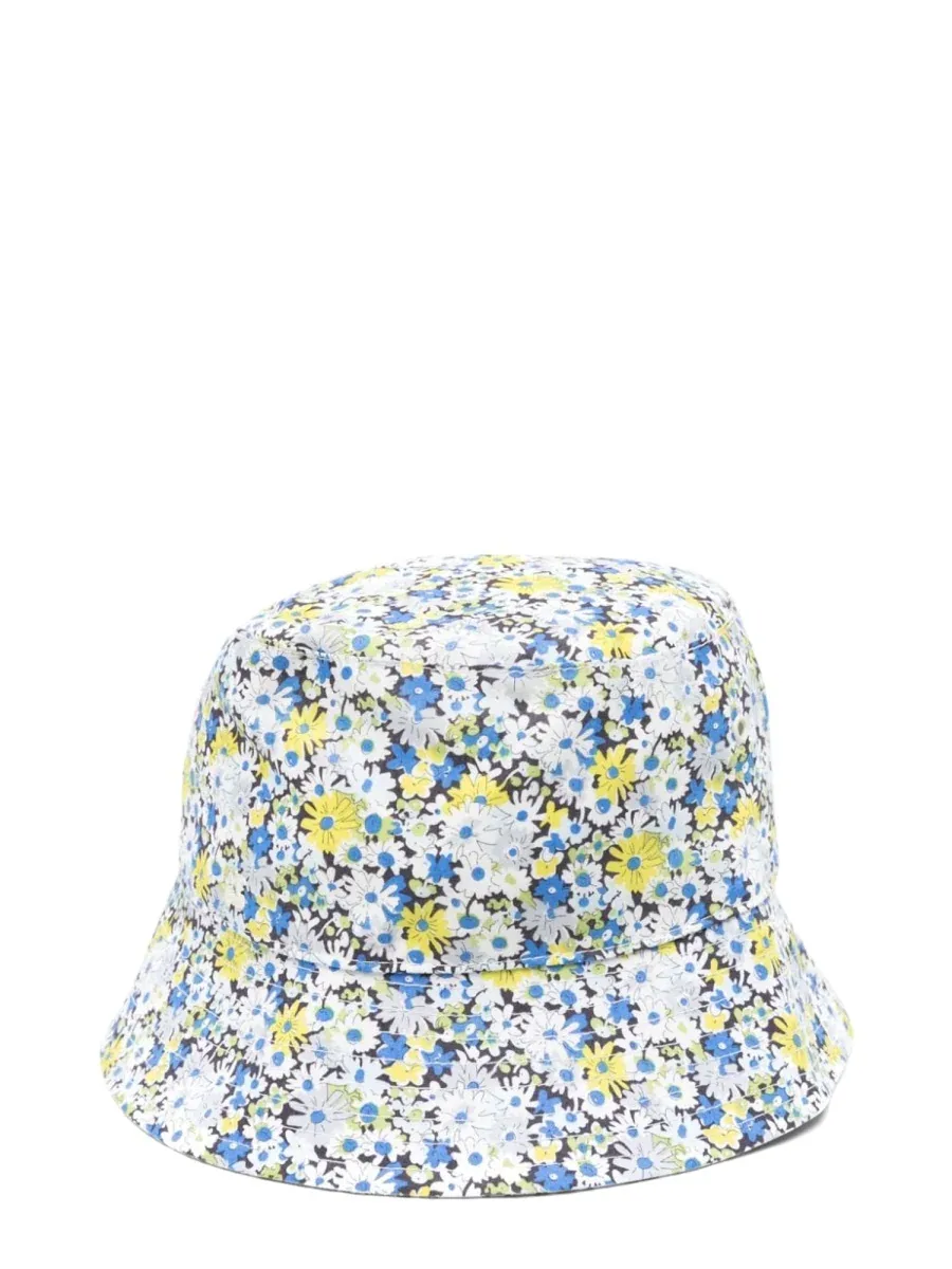 Multicolour Cotton Bucket Hat by Bonpoint