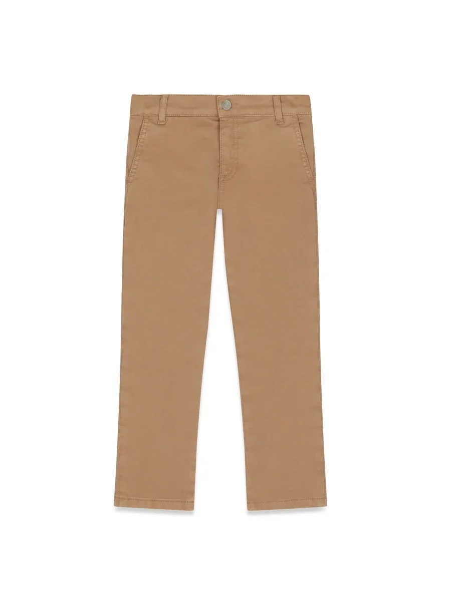 Cotton-Blend Classic Cut Trousers by Dolce & Gabbana