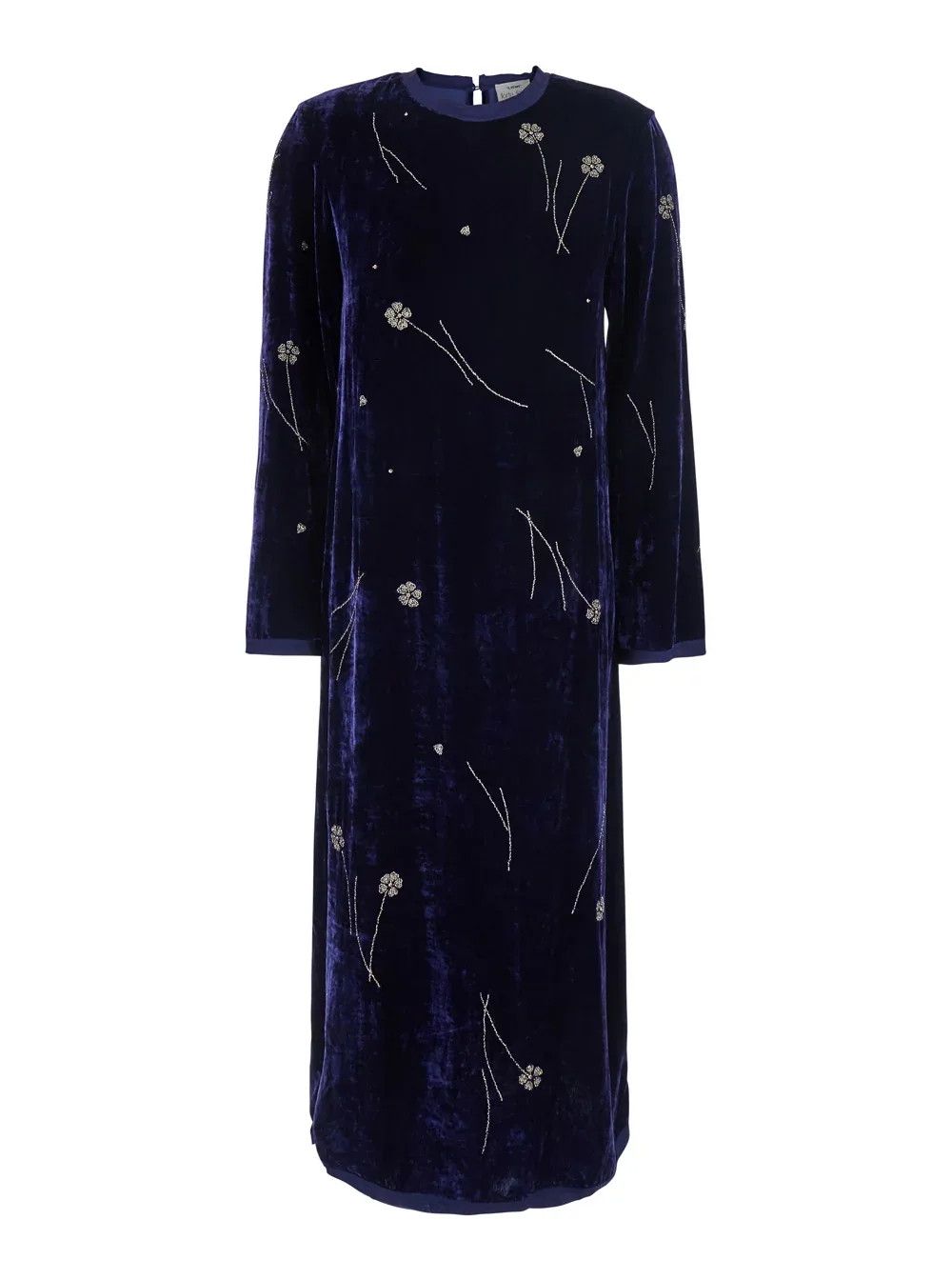 Velvet Floral Embroidered Dress by Forte Forte