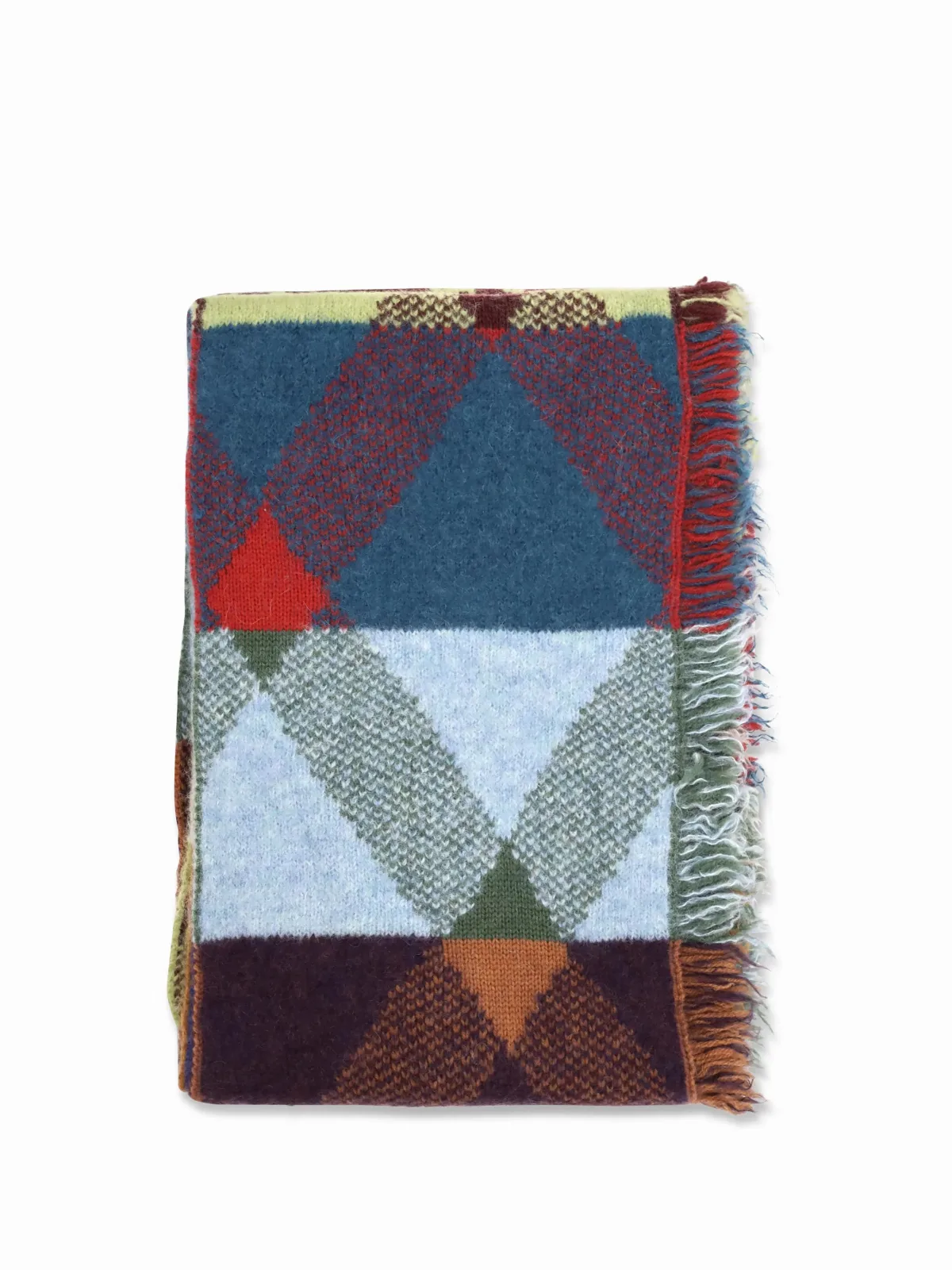 Merino Wool Patchwork Scarf by Dries Van Noten