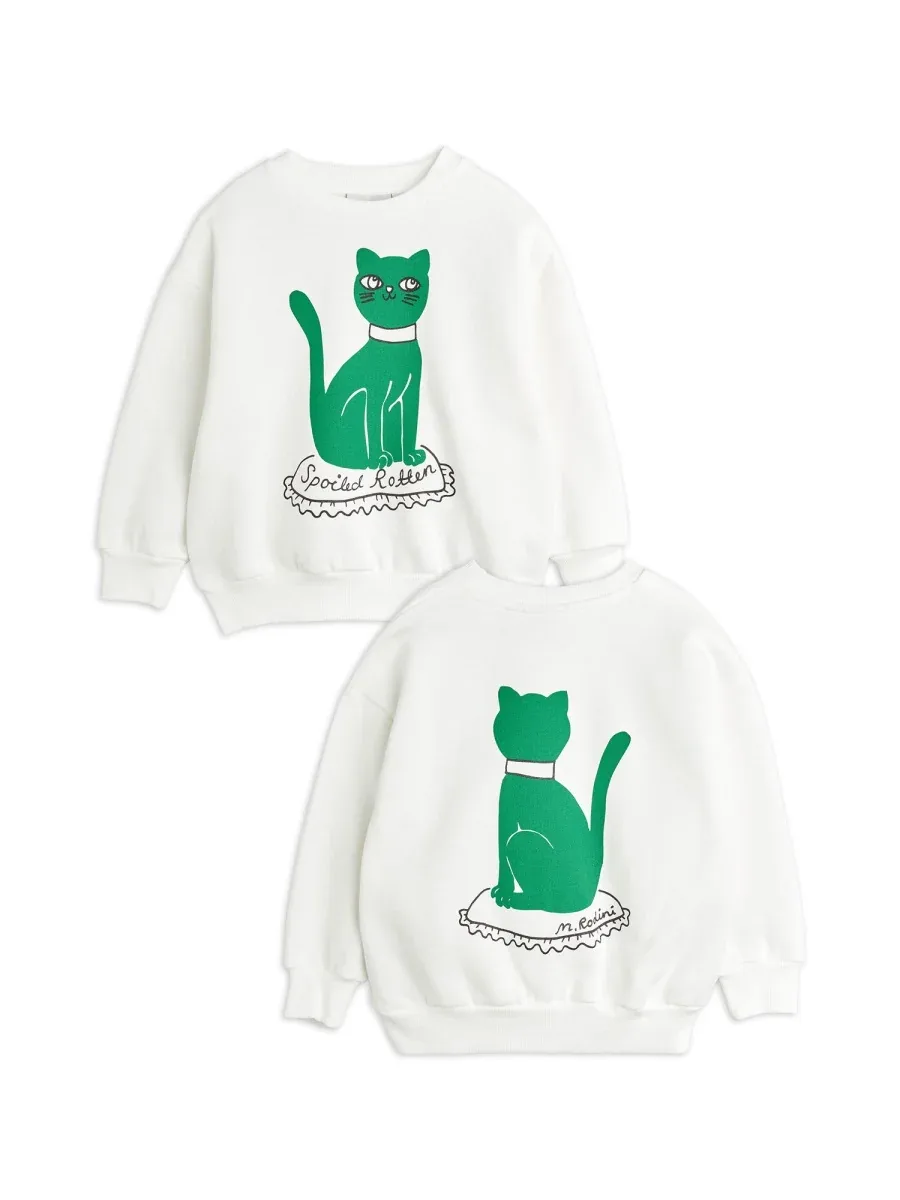 Cat SP Sweatshirt by Mini Rodini