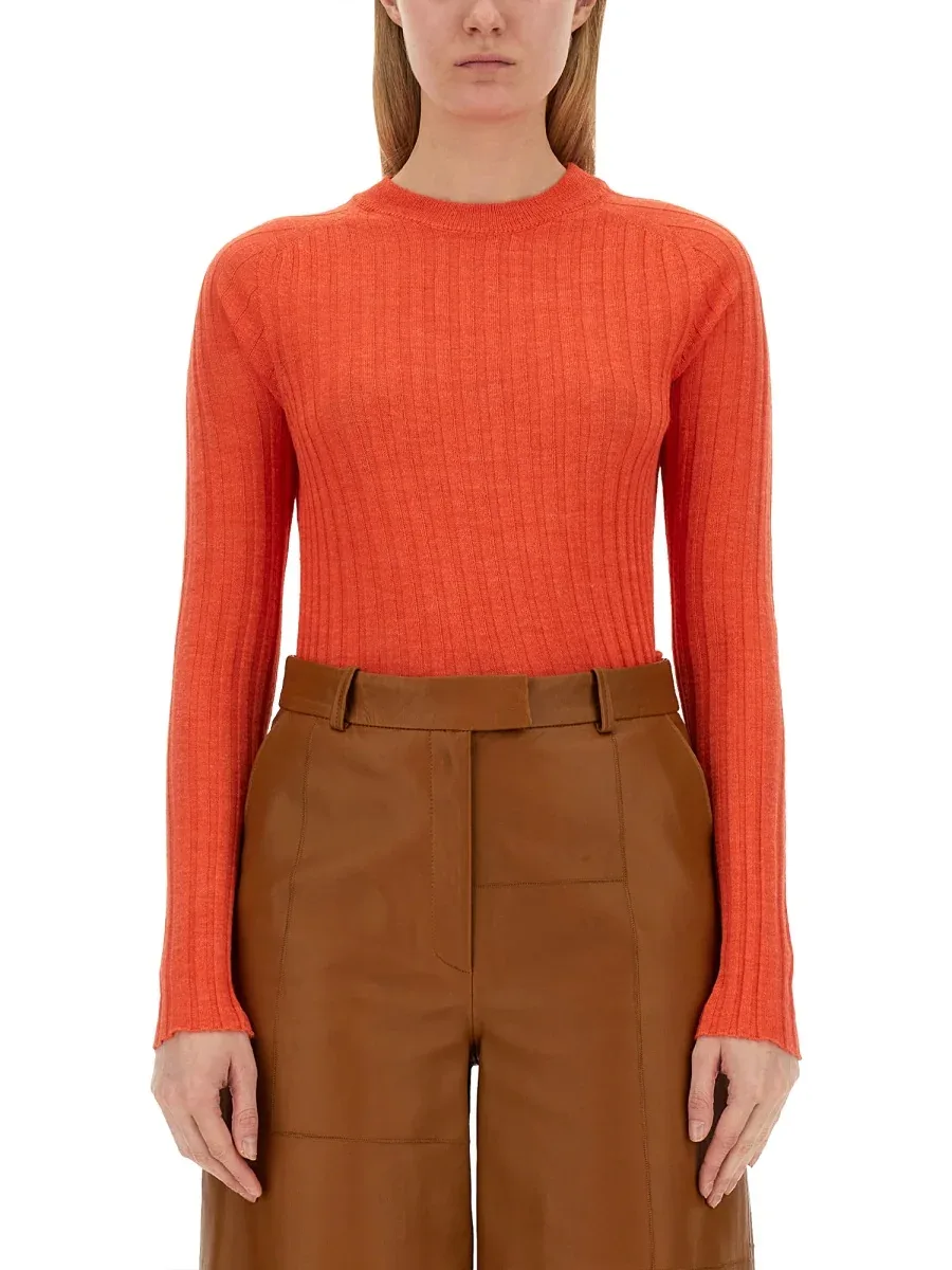 Ribbed Knit Sweater by Alysi
