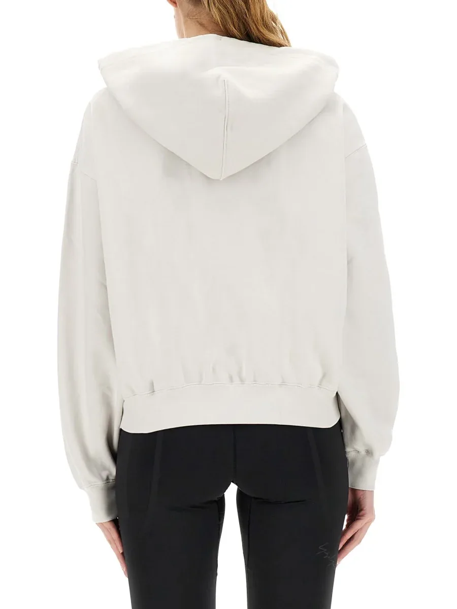 Logo-Embroidered Cotton Hooded Sweatshirt by Adidas