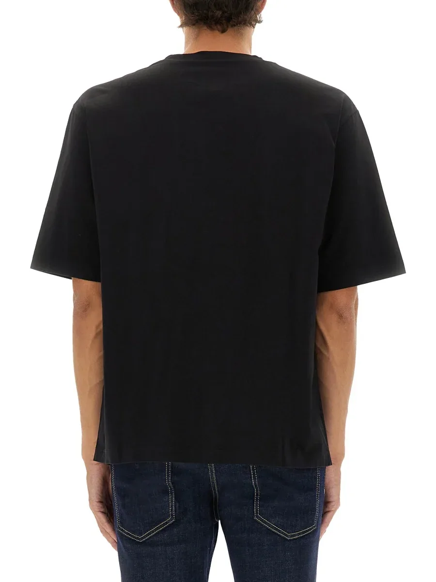 Logo-Embroidered Cotton T-Shirt by Dsquared2