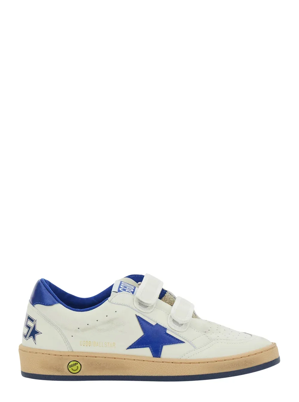 Star-Patch Leather Sneaker by Golden Goose