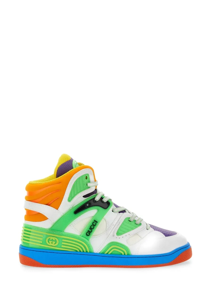 High-Top Basketball Sneaker by Gucci