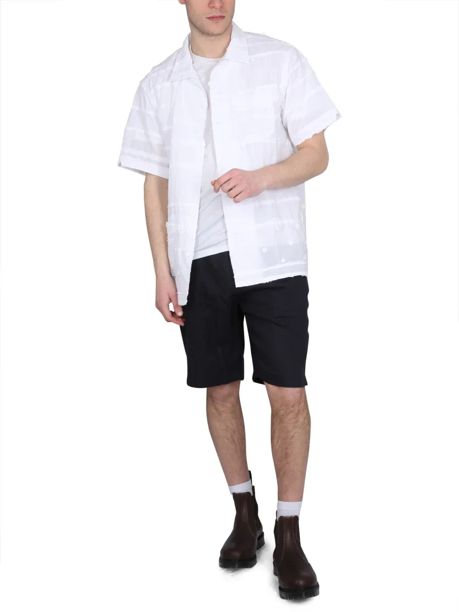 Embroidered Cotton Shirt by Engineered Garments