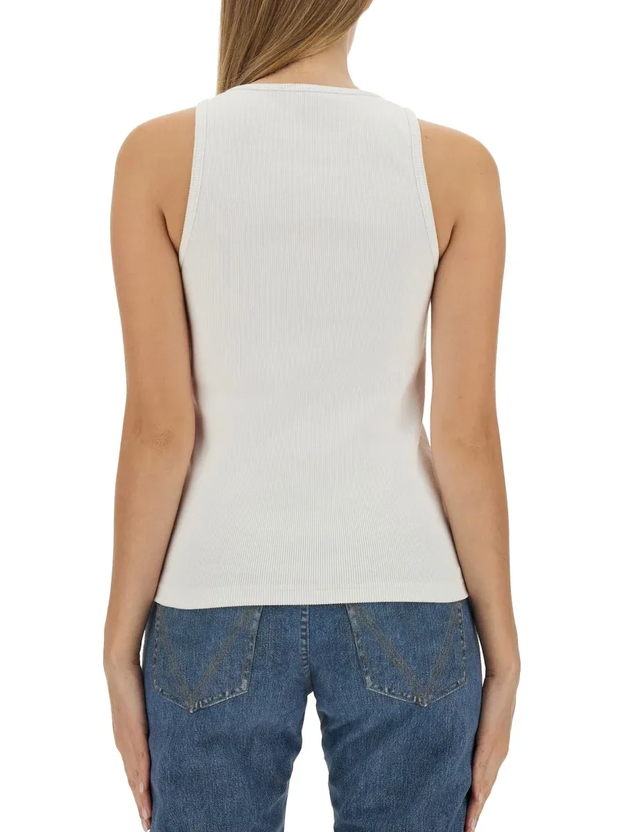 Embroidered Cotton Blouse by Bottega Veneta