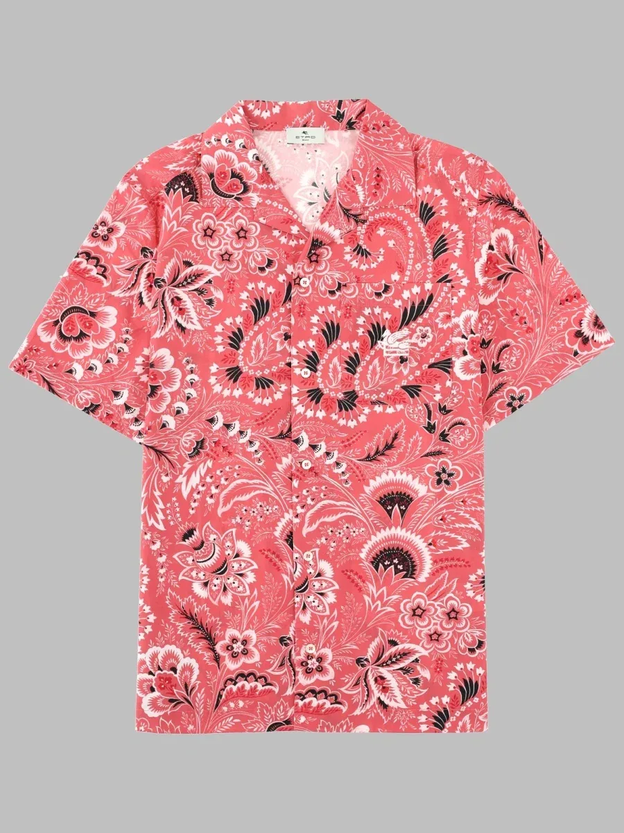 Artisanal Patterned Cotton Shirt by ETRO