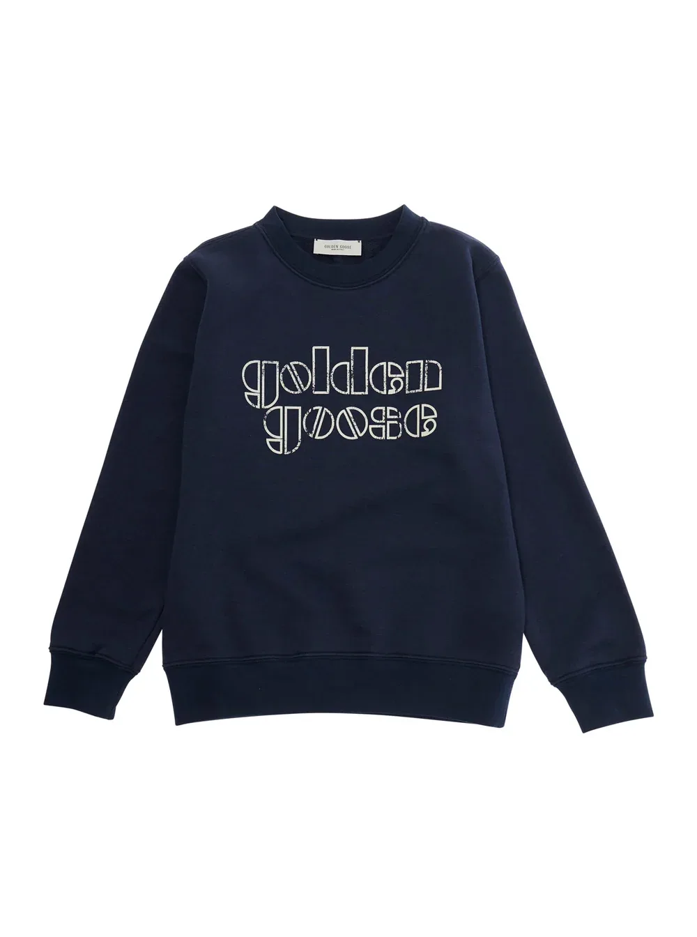 Logo-Embroidered Cotton Sweatshirt by Golden Goose