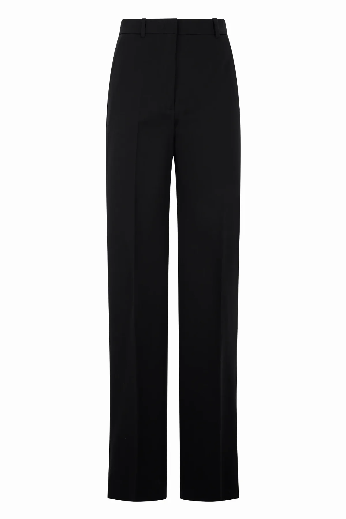 High-Waist Cotton Stretch Trousers by Max Mara Studio
